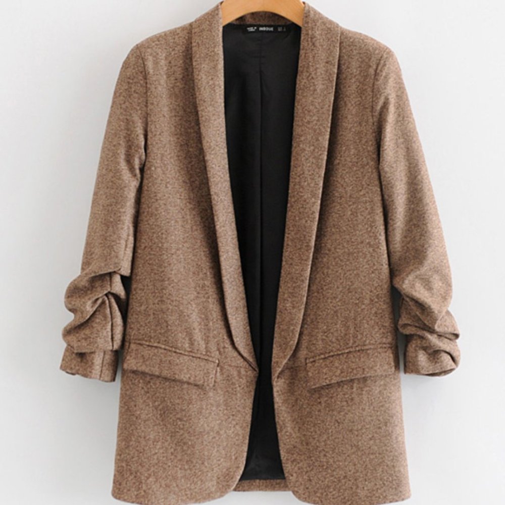 Zara Woman Mocha Brown Blazer